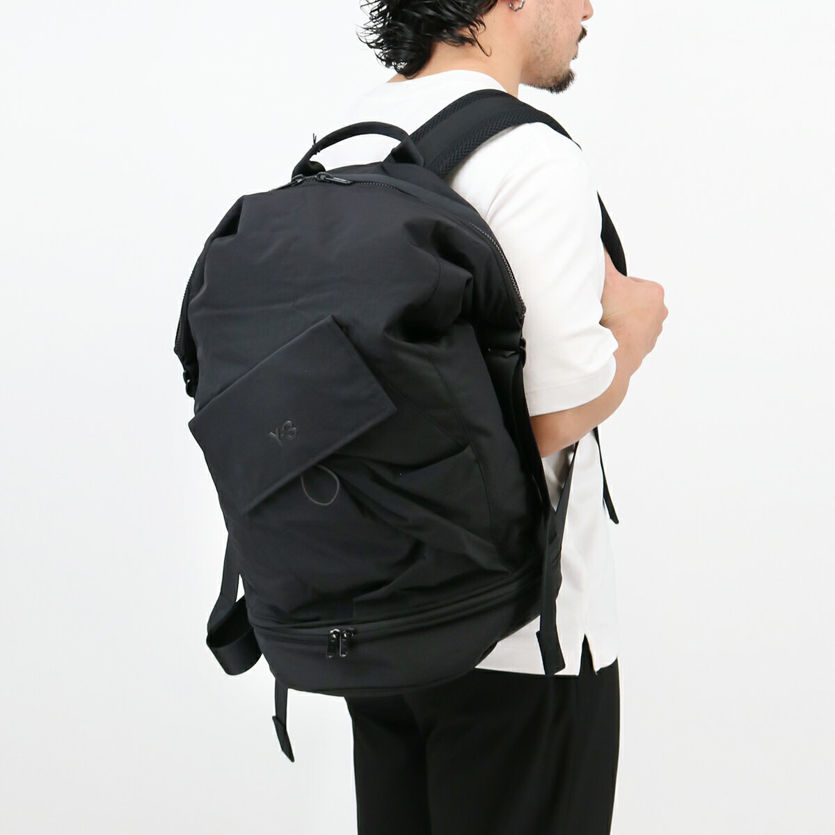 樂天商城 - ■Y-3 ワイースリー バックパック UTILITY BACKPACK KD0213 リュック ナイロン 軽量 撥水 A4収納可能 スポーツ メンズ レディース ユニセックス ブランド