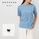 Weekend Max Mara ウィークエンドマックスマーラ EDITTO エディット レディースTシャツ 半袖 クルーネック カットソー コットン ロゴ