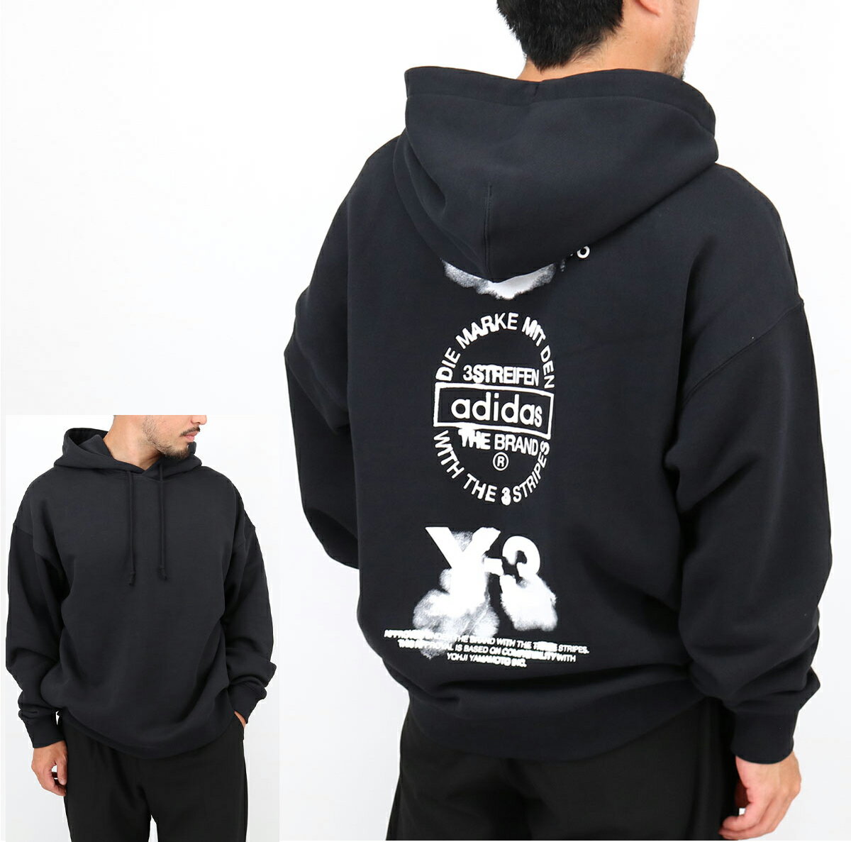 Y-3 磻꡼ GRAPHIC HOODIE JX4748 Хåץ եå աǥ Ĺµ LS ѡ  ǥ ˥...