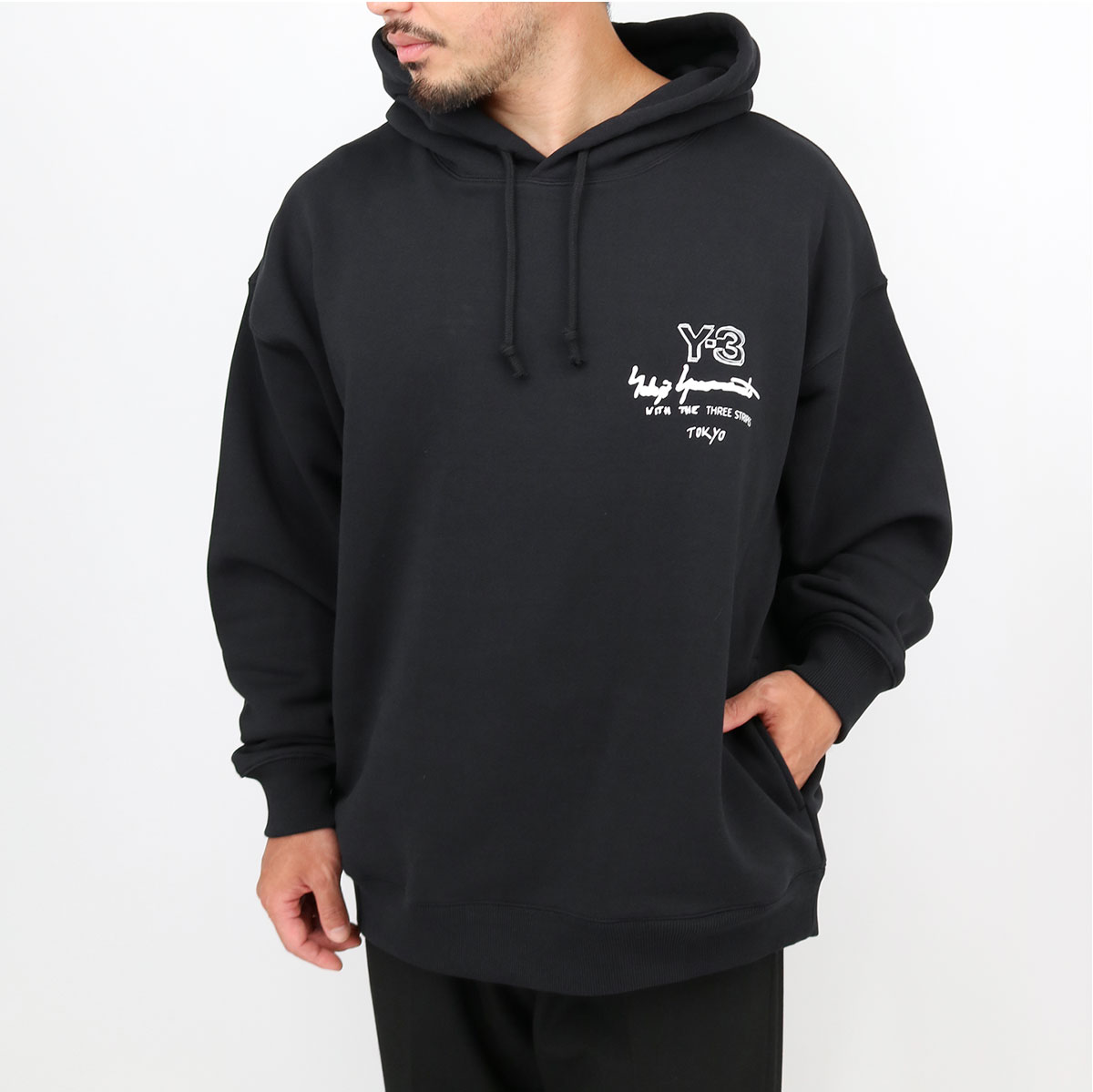 Y-3 磻꡼ GRAPHIC FT HOODIE KB2604 ץ եå եƥ꡼ աǥ Ĺµ LS ѡ  ...