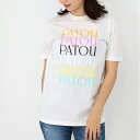 PATOU パトゥ JE1129999 レディースロゴTシャツ T SHIRT オーガニックコットン SS TEE クルーネック 半袖 カットソー