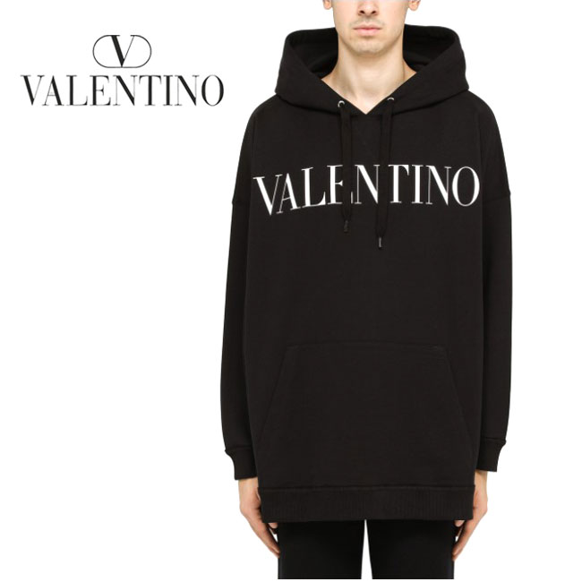 【VALENTINO】ヴァレンティノ メンズプルオーバー パーカー WV0MF20I7U8 BLACK ブラック パーカー スウェット オーバーサイズ バレンティノ バレンチノ ヴァレンチノのサムネイル