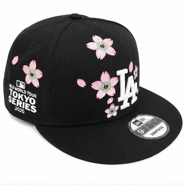 【中古】【新古品】NEW ERA Takashi Murakami MLB WORLD TOUR TOKYO SERIES 9Fifty Dodgers Snapback Hat Black Size…