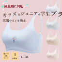 【選べる2枚セット】ジュニアブラ 学生ブラ 胸の成長 健康的 快適 サポート シームレス ブラトップ ナイトブラ 軽量 薄手 インナー カップ付き ブラジャー ...
