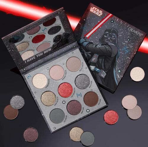 Colourpop カラーポップ x スターウォーズ ダース ベイダー DAERH VADER アイシャドウパレット 9色