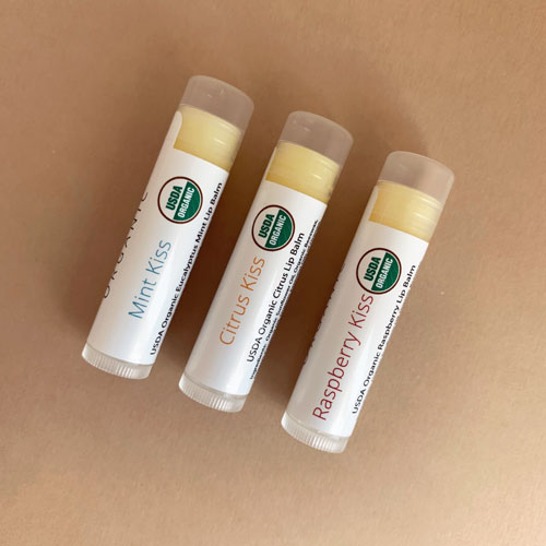 3本セット UTILA オーガニック リップクリーム LIP TRIO(ラズベリー・ミント・シトラス)USDA Organic Lip Balm