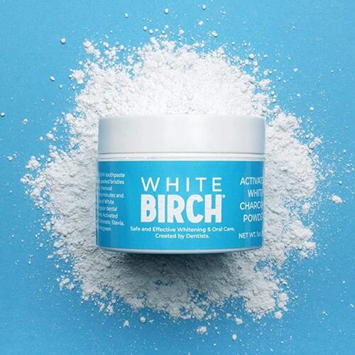 Rakuten - ホワイトバーチ ホワイトニング チャコールパウダー 活性炭 歯磨き粉 White Birch Activated White Charcoal Powder 白炭パウダー 28g
