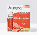 Aurora Nutrascience メガパック リポソーム NAD+ レスベラトロール 30包+2包 オーガニックフルーツ Mega-Pack+ Liposomal NAD+/Resveratrol オーガニックフルーツフレーバー グルテンフリー シュガーフリー