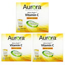 3箱セット Aurora Nutrascience リポソーム ビタミン C1000mg 30包 オーガニックフルーツ Liposomal VITAMIN C オーロラニュートラサイエンス グルテンフリー シュガーフリー