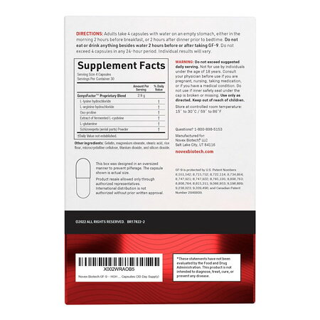 HGH ブースティング サプリメント 120カプセル Novex Biotech GF-9 – HGH Boosting...