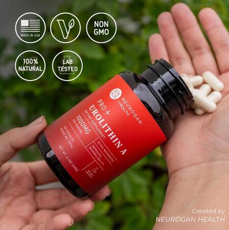 リポソーム ウロリチン サプリメント Neurogan リポゾーマル ウロリチンA 1000mg -...