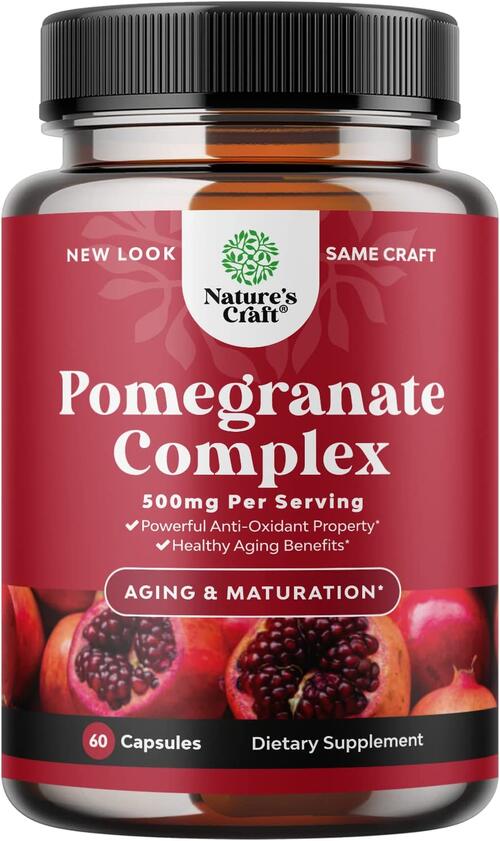  ץȡ60ץNatures Craft Pomegranate Supplement - 60 Capsules...