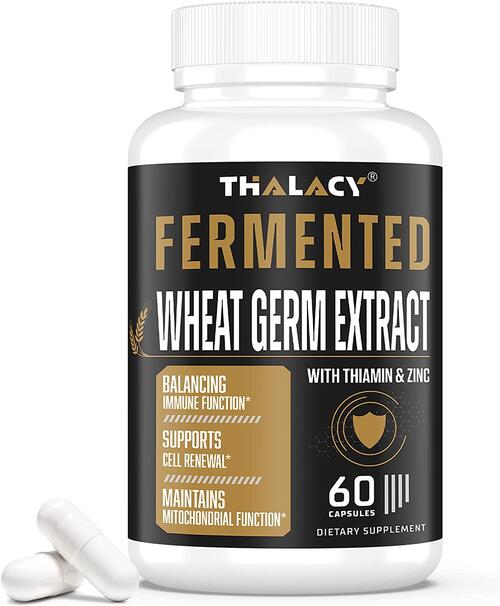 スペルミジン 13mg（60カプセル）亜鉛プラス Thalacy - Spermidine Wheat Germ Extract Capsules - 13mg　小麦胚芽エキス 1300mg ポリアミン