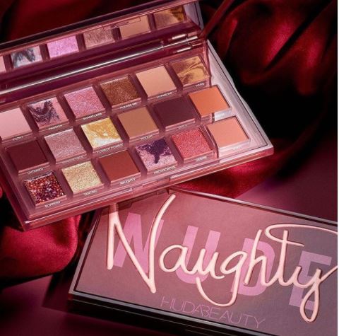 HUDA BEAUTY(フーダビューティー) Naughty Nude アイシャドウパレット 18色