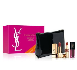 限定☆ Yves Saint Laurent x Nordstrom (イヴサンローラン×ノードストローム )　黒ポーチ付き リップセット　My Lips But Better Trio