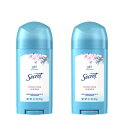 シークレット 【パウダーフレッシュ X 2本】ソリッド デオドラント【76g】白くならないタイプ SECRET Powder Fresh