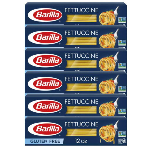 メーカー Barilla　バリラ 商品名 フェットチーネ グルテンフリー 内容量 340g×6箱 商品説明 イタリア最高級品質のパスタブランドBarillaバリラ 小麦粉は一切使用していないグルテンフリースパゲッティ 小麦粉アレルギーの方でも美味しくパスタをお召し上がりいただけます クリーム系、ミートソース系など濃厚なソースに相性が良い平らで幅広なパスタです。 調理方法 通常のパスタと同様に茹でて調理してください 茹で時間約10-11分 原材料 Corn Flour, Rice Flour, Mono and Diglycerides. 輸入商品に関しまして ・アメリカ・ロサンゼルスより海外宅配便にてお届けします。（お届けまでに約7-10営業日程） ・通関時にかかる関税、輸入消費税は全て当社にて負担致します。安心してお買い物ください。 ・個人輸入扱いになりますので、個人での使用以外・商品の転売は法律で禁止されています。 ・商品価格は為替変動により予告なく変更となる場合がございます。 ご注意 ・直射日光が届くところは避けて置いてください。 ・目安として高温（約28℃以上）または低温（4℃以下）にならない所に保管してください。製品の劣化につながりますので、常温または涼しいところに置いて保管してください。 ・一度使用した後、長期間保管してからの再使用はお避けください。 ・パッケージは予告なしに変更になる場合があります。 【注意事項】 ・当店でご購入された商品は、原則として「個人輸入」としての取り扱いになり、すべてアメリカ・ロサンゼルからお客様のもとへ直送されます。 ・ご注文後、5-7営業日以内に配送手続きをいたします。配送作業完了後、1週間程度でのお届けとなります。（国際メール便は2-3週間程度） ・個人輸入される商品は、すべてご注文者自身の「個人使用・個人消費」が前提となりますので、ご注文された商品を第三者へ譲渡・転売することは法律で禁止されております。 ・関税・消費税が課税される場合があります。詳細はこちらをご確認下さい。 ※只今、ローレットでは関税・消費税、当店負担キャンペーン中です