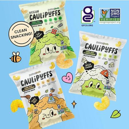 カリフラワー パフ スナック菓子 バラエティーセット15袋入り （ハニーBBQ・ホワイトチェダー・ハバネロランチ）各21g CauliPuffs Classic Variety Pack