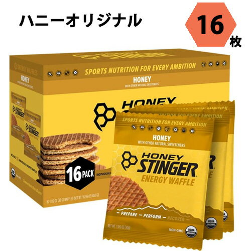 ϥˡƥ󥬡åե 16 Honey Stinger Organic Honey Waffle˥å ưϡ...