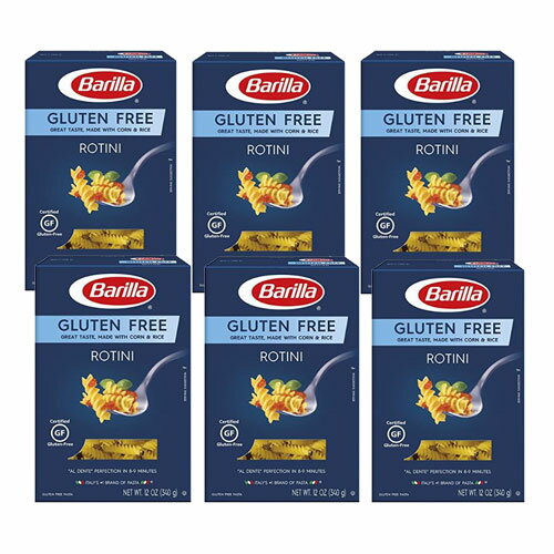 バリラ ロッティーニ グルテンフリー 340g×6個　 Barilla Gluten Free Rotini Pasta - 12oz