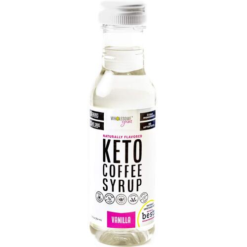 メーカー Wholesome yum 商品名 KETO COFFEE SYRUP 内容量 354 ml 商品説明 コーヒーや紅茶に最適なヘーゼルナッツ / バニラシロップ 完璧な無糖コーヒー甘味料！ 100％天然で甘くて香りが良く、砂糖、人工甘味料、後味は一切含まれていません。 ゼロカロリー、正味炭水化物0g コーヒー、紅茶、その他の飲み物に入れて楽しんだり、デザート、ソース、ベーキングなどのお気に入りのレシピで液体甘味料の代わりに使用できます。 グルテンフリー ビーガン 糖アルコールを含まず 非遺伝子組み換え 原材料 モンク フルーツ アルロース ブレンド (アルロース、羅漢果 エキス)、ナチュラルフレーバー 使用方法 シロップの代用としてお召し上がりください。 製造国 アメリカ 輸入商品に関しまして ・アメリカ・ロサンゼルスより海外宅配便にてお届けします。（お届けまでに約7-10営業日程） ・通関時にかかる関税、輸入消費税は全て当社にて負担致します。安心してお買い物ください。 ・個人輸入扱いになりますので、個人での使用以外・商品の転売は法律で禁止されています。 ・商品価格は為替変動により予告なく変更となる場合がございます。 ご注意 ・直射日光が届くところは避けて置いてください。 ・目安として高温（約28℃以上）または低温（4℃以下）にならない所に保管してください。製品の劣化につながりますので、常温または涼しいところに置いて保管してください。 ・一度使用した後、長期間保管してからの再使用はお避けください。 ・効果には個人差がございます。 ・パッケージは予告なしに変更になる場合があります。 【注意事項】 ・当店でご購入された商品は、原則として「個人輸入」としての取り扱いになり、すべてアメリカ・ロサンゼルからお客様のもとへ直送されます。 ・ご注文後、5-7営業日以内に配送手続きをいたします。配送作業完了後、1週間程度でのお届けとなります。（国際メール便は2-3週間程度） ・個人輸入される商品は、すべてご注文者自身の「個人使用・個人消費」が前提となりますので、ご注文された商品を第三者へ譲渡・転売することは法律で禁止されております。 ・関税・消費税が課税される場合があります。詳細はこちらをご確認下さい。 ※只今、ローレットでは関税・消費税、当店負担キャンペーン中です