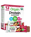 Orgain オーガニック プロテインバー【ピーナッツバターチョコレート】12本入り 玄米・ライス・ピープロテイン チアシード USDA Organic Protein Bar Peanut Butter Chocolate(4)