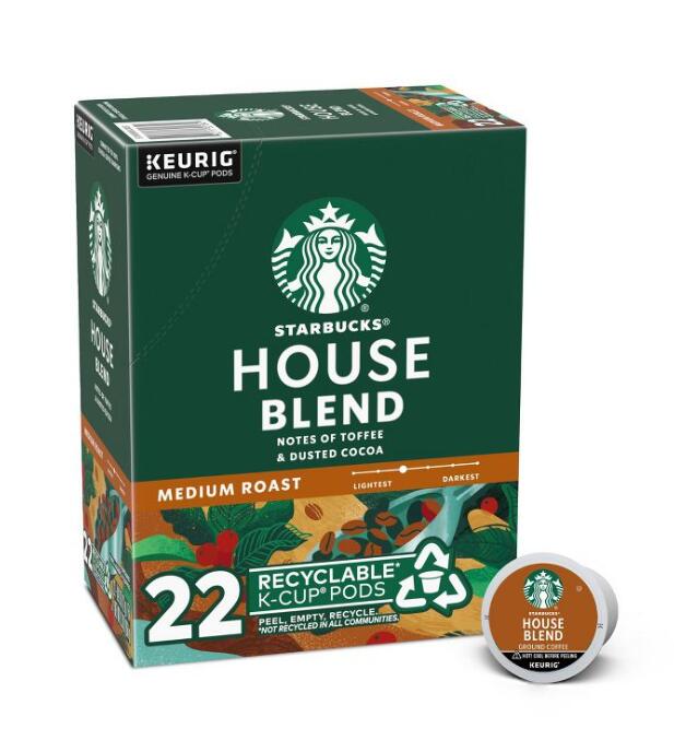 X^[obNX nEXuh110(22~5)@~fBA[Xg L[O kJbv K-CUP@Starbucks House Blend Medium