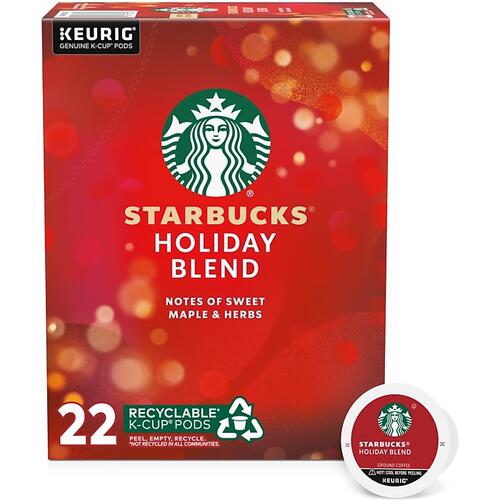 スターバックス ホリデー 44個（22×2箱） ミディアムロースト キューリグ kカップ K-CUP　Starbucks Holiday