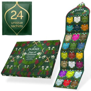 Pukka Herbs Tea Advent Calendar 2021 オーガニック ハーブティー アドベントカレンダー 24 ティーバッグ