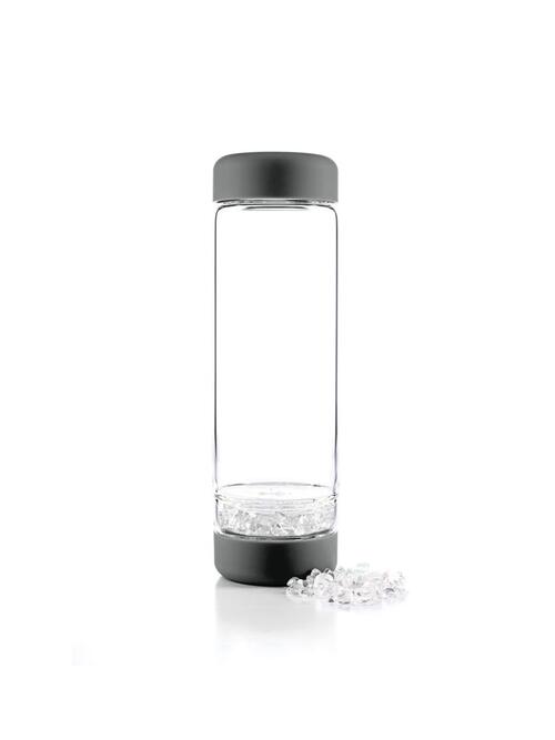 【訳ありセール】【外箱ダメージ】ヴィタジュエル 【inu!】ウォーターボトル 500ml【グレー】 Vitajuwel Crystal Jars