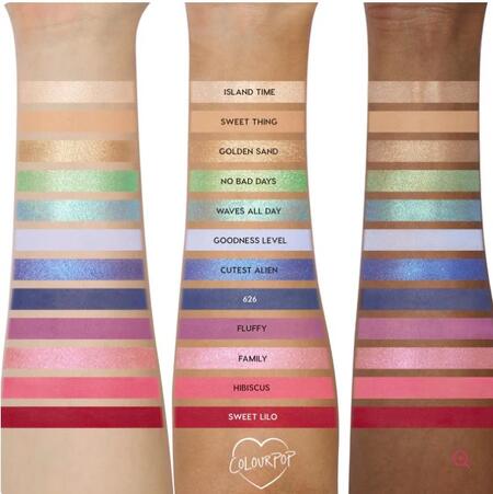 ColourPop カラーポップ x リロ＆スティッチ Beach Dreamin アイシャドウパレット Lilo & Stitch