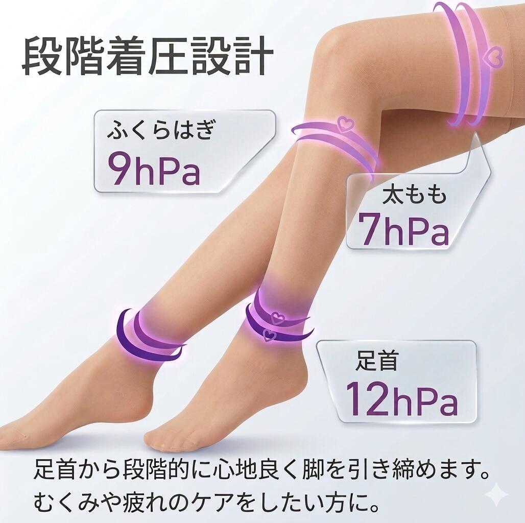 着圧ストッキング 引き締め 心地よい 伝線しにくい ノンラン サポートストッキング 3足組 日本製 段階着圧 20デニール ゾッキ パンスト むくみ 疲れ 丈夫 素脚感 美脚 冠婚葬祭 結婚式 卒業式 入学式 オフィス 就活 黒 ベージュ ブラック 肌色 M-L L-LL まとめ買い (3)