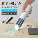 ハンディークリーナーミニ掃除機 強力 水洗い 掃除機 家庭内 15000PA吸引力 掃除機 USB充電式 水洗いOK 便利 強力 お家 車 プレゼント 年 小型...