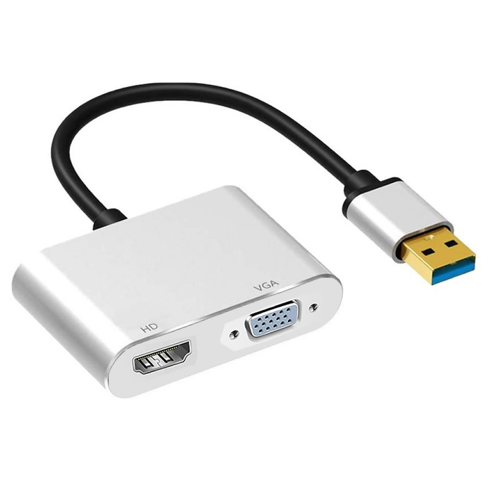 USB 3.0 to HDMI VGA Ѵ ץ Ѵ ֥ vga usb Ѵ ץ Ʊ HDTV 1080p VGAUS30פ򸫤