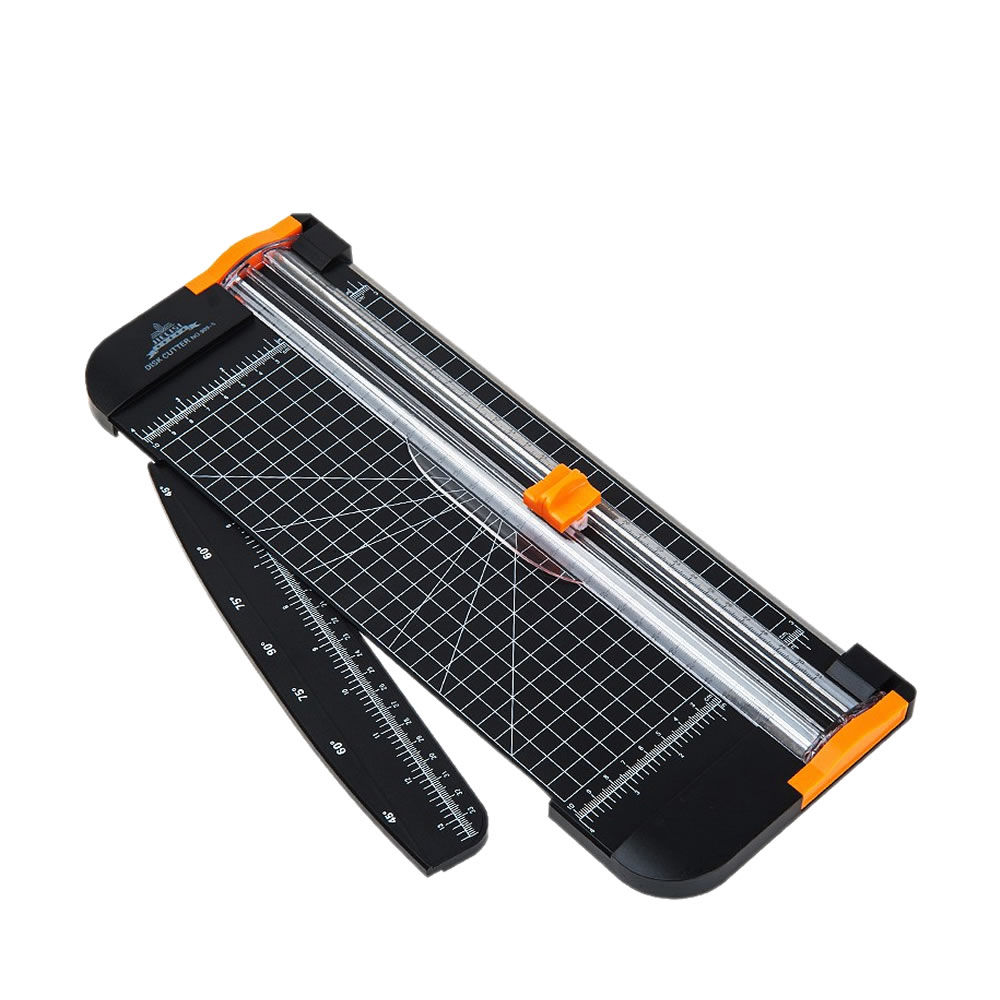 【切れ味抜群で正確にカット】送料無料 ペーパーカッター 裁断機 A4対応 最大12枚対応 安全 軽量 ...