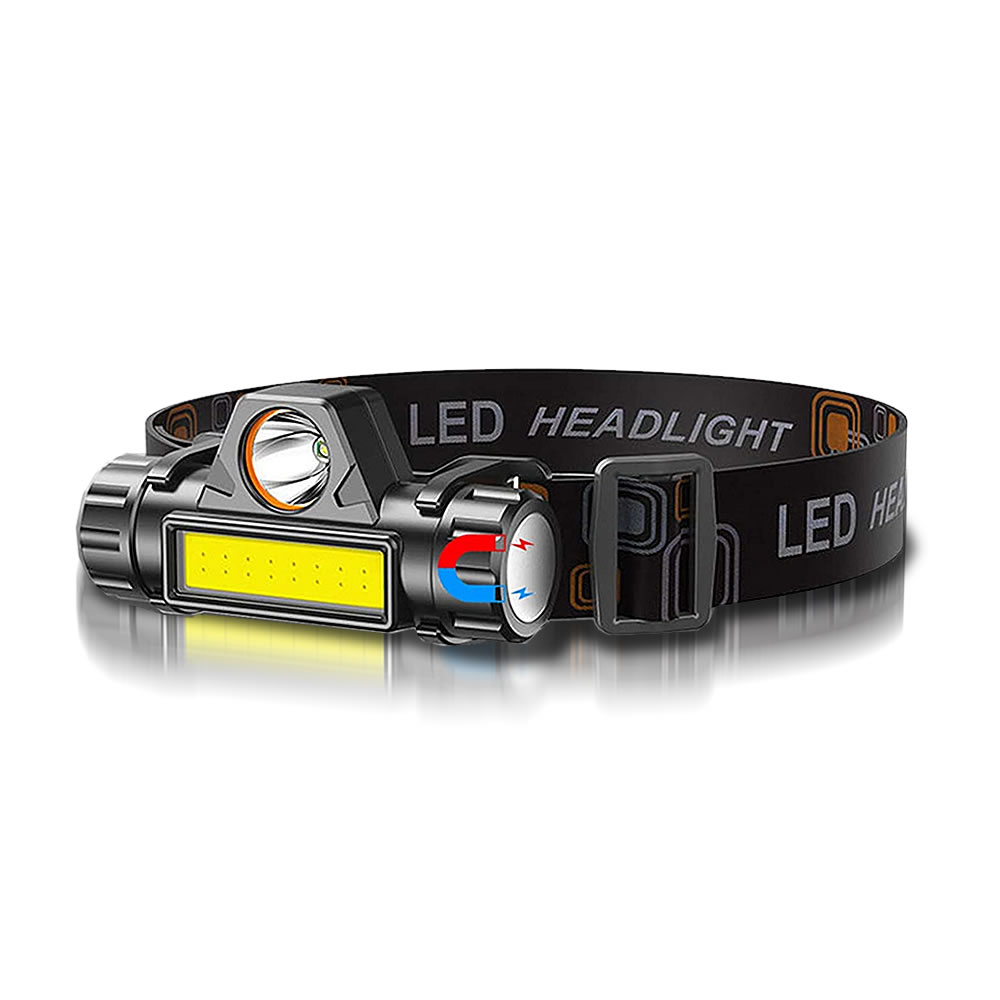 LEDデュアル 光源 USB 充電式 ヘッドライト 高輝度 モード 300ルーメン 集光 散光切替 点灯4-10時間 IPX6防水 DYUAHEDD通販格安セール情報 楽天 通販