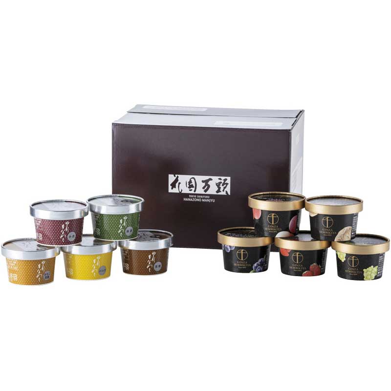 【お歳暮ギフト 2025】 銀座千疋屋×花園万頭 冬のアイスセレクション