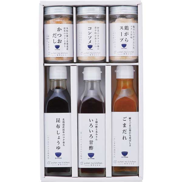 【2025 お歳暮】 料理家 栗原はるみ監修 調味料6本セット