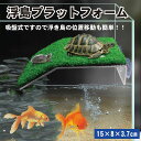 ■商品説明■ 亀 浮き島 水槽台 日光浴 吸盤 休憩 運動 爬虫類 両生類 ひなたぼっこ 生息地 登り石 シェルター Sサイズ 送料無料 亀をはじめ爬虫類や両生類が亀をはじめ爬虫類や両生類が日光を浴びて休憩するのに最適な浮島プラットフォーム。太陽光を浴びることで寄生虫の除去や健康促進の効果を高めるので、カメ達が元気に活動してくれます。自然の生活環境に近づけた傾斜なので、滑りにくい。運動と休息のどちらにも適したデザインです。取り付けは水槽のお好きな場所に吸盤で貼り付けて設置するだけ！！吸盤式ですので浮き島の位置移動も簡単に行えます。安定した吸引力で、亀の体重を支えながらしっかりと水平に固定できます。サイズ：約15×8×3.7cm　吸盤直径：3cm　厚み：1.2cm　重量：67g　対象：爬虫類、両生類等亀 浮き島 水槽台 日光浴 吸盤 休憩 運動 爬虫類 両生類 ひなたぼっこ 生息地 登り石 シェルター Sサイズ