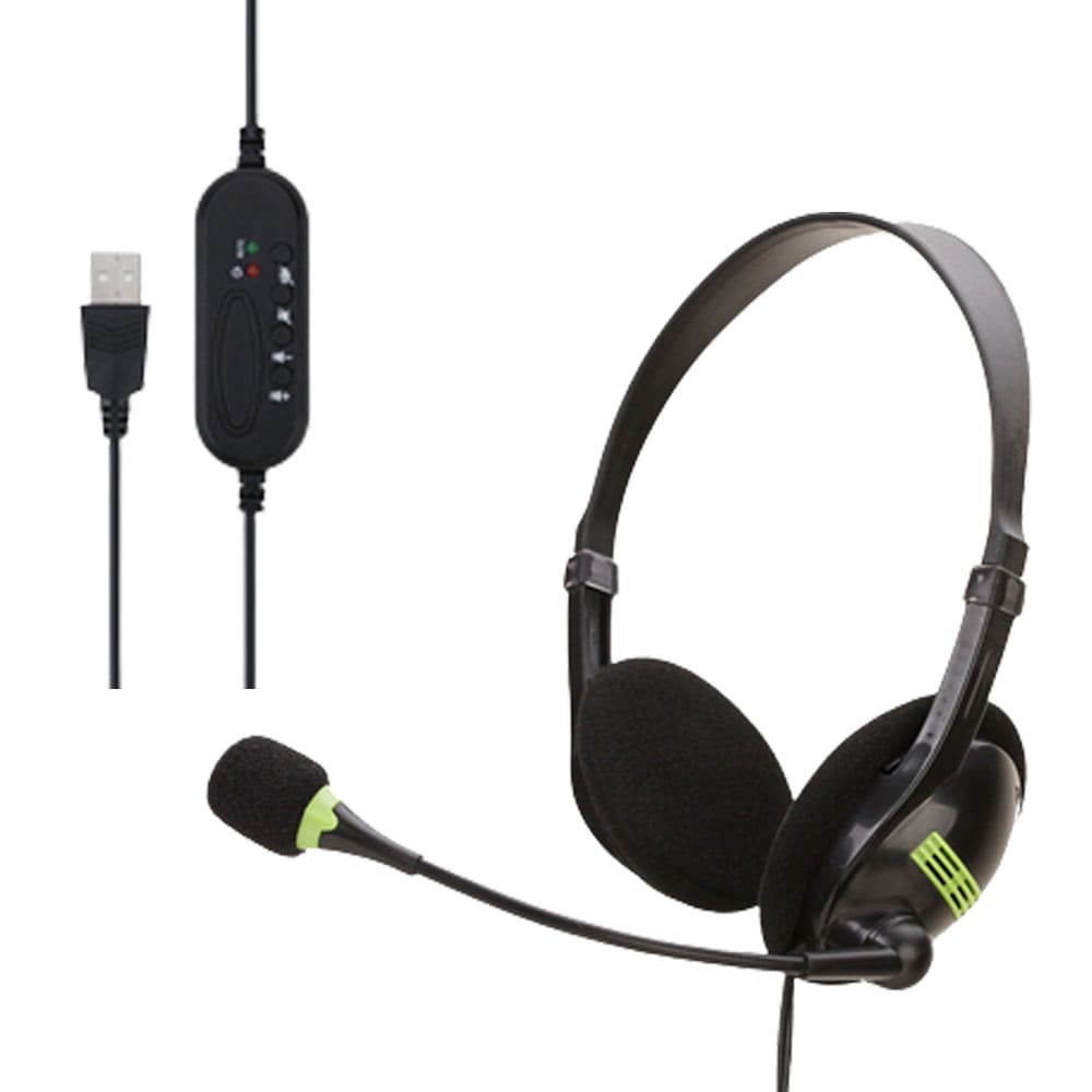 ヘッドセット USB PS4 イヤホン マイク ゲーム 軽量 コンパクト web会議 テレワーク アクセサリー 送料..