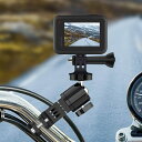 自転車 GoPro バイク カメラ 自撮り 固定 便利 動画 簡単 工具 不要 アクセサリー スポーツ 送料無料