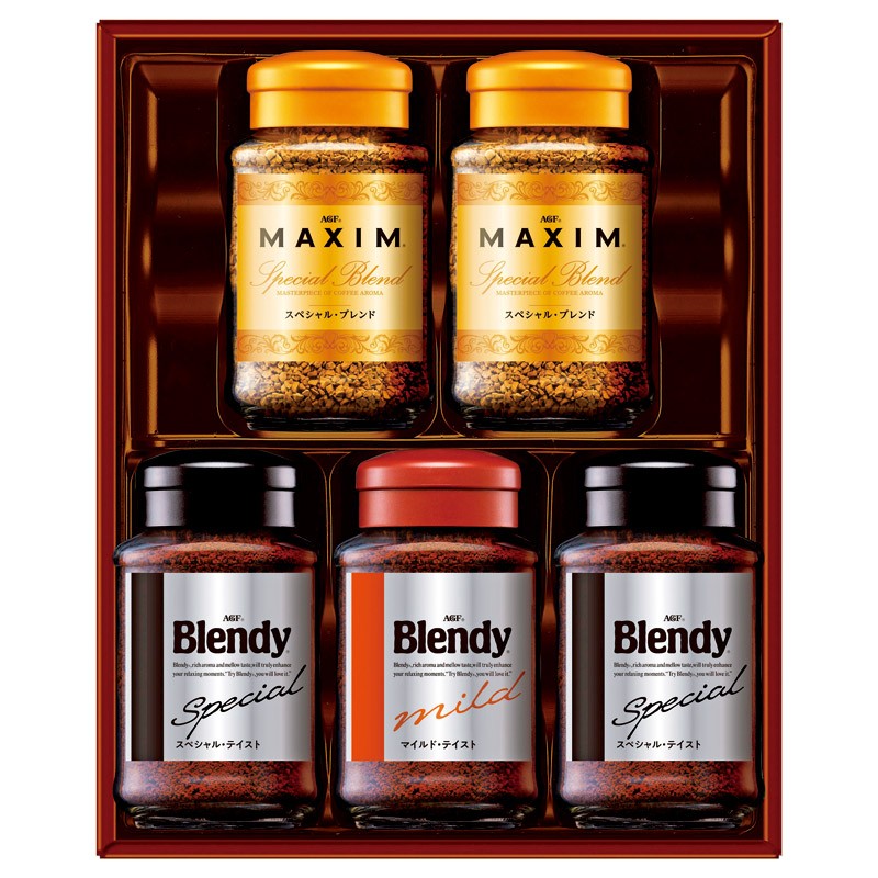 楽天LAVETT【 厳選 ギフト 送料無料 】 AGF インスタントコーヒー バラエティギフト マキシム スペシャルブレンド ブレンディ スペシャルテイスト マイルドテイスト インスタントコーヒー ギフトセット コーヒー好き プレゼント お湯で簡単 美味しい ブレイクタイム