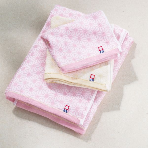 【 人気 お中元 送料無料 】 今治小町 麻葉つなぎ フェイス・ウォッシュタオルセット フェイスタオル ウォッシュタオル 高吸水性 速乾 日本製 綿100% 柔らかな肌触り ホテル仕様 ギフト 木箱入り 手軽な 麻葉模様 ガーゼ織機 贈答品 贈り物 記念品 贈り物に最適