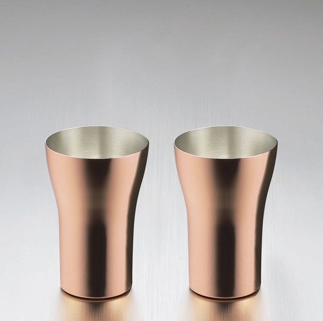 【 お歳暮 送料無料 冬ギフト 】 【純銅】 タンブラー ブロンズ 保温 保冷 おしゃれ ハイボール ビール 酒器 ジョッキ コーヒー プレゼント ギフト 洗いやすい オフィス かわいい 燕三条 日本製 新潟 燕市 350cc 2pc 202425
