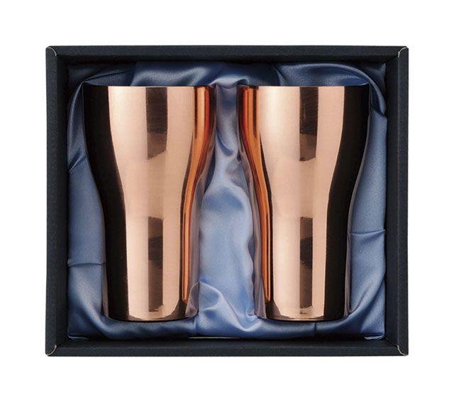 【 お歳暮 送料無料 冬ギフト 】 【純銅】 タンブラー 抗菌 保冷 おしゃれ ハイボール ビール 酒器 ジョッキ コーヒー プレゼント ギフト 洗いやすい オフィス かわいい 燕三条 日本製 新潟 燕市 ブロンズ 約φ7.7×高さ13.5 cm