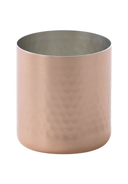【 お歳暮 送料無料 冬ギフト 】 純銅 カップ 300cc HK-7 槌目マット