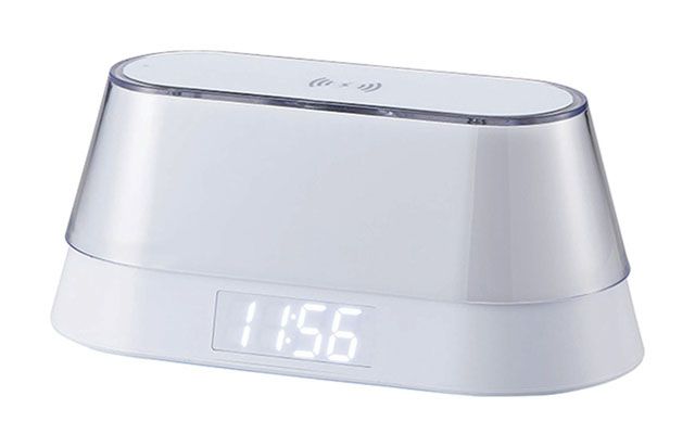 【 お歳暮 送料無料 冬ギフト 】 多機能 置き時計 オールインワンクロック ワイヤレススピーカー ワイヤレス充電 クロック（ナイトライト付）アラーム