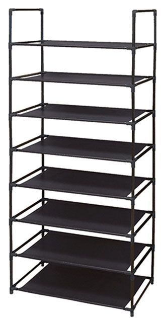 【 お歳暮 送料無料 冬ギフト 】 ラック 8段 棚 高さ調整可能 軽量 高さ141×幅57×奥行28cm シンプル フリー ラック 10513