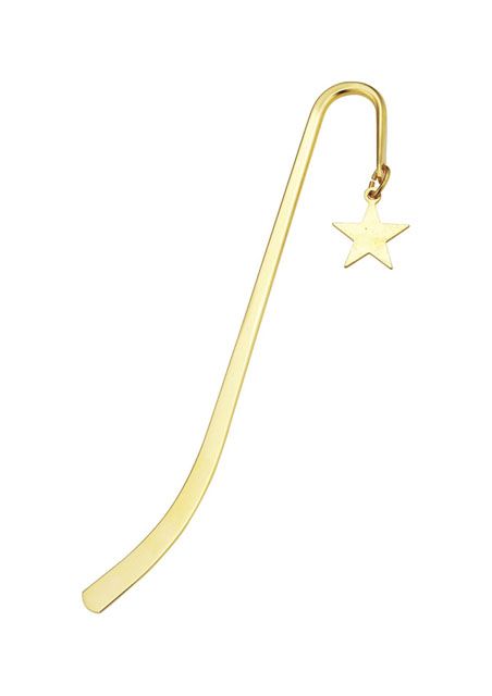 【 お歳暮 送料無料 冬ギフト 】 しおり 栞 ブックマーカー ゴールド スター 日本製 素敵 おしゃれ プレゼント 贈り物 記念品 金 ブックマーカー8018...