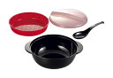 【 人気 母の日ギフト 送料無料 】 チンしておいしい 麺まつり レンジ 調理鍋 そのまま器として使える 温野菜も可